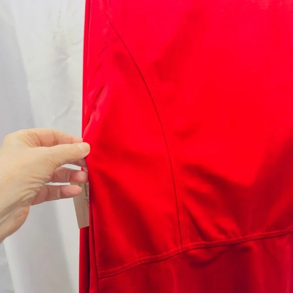 NWT Peck & Peck Red Velvet Two Pocket Edge to Edge Jacket M - Picture 13 of 16